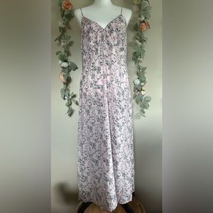 Bernadette Rose Print Slip Dress